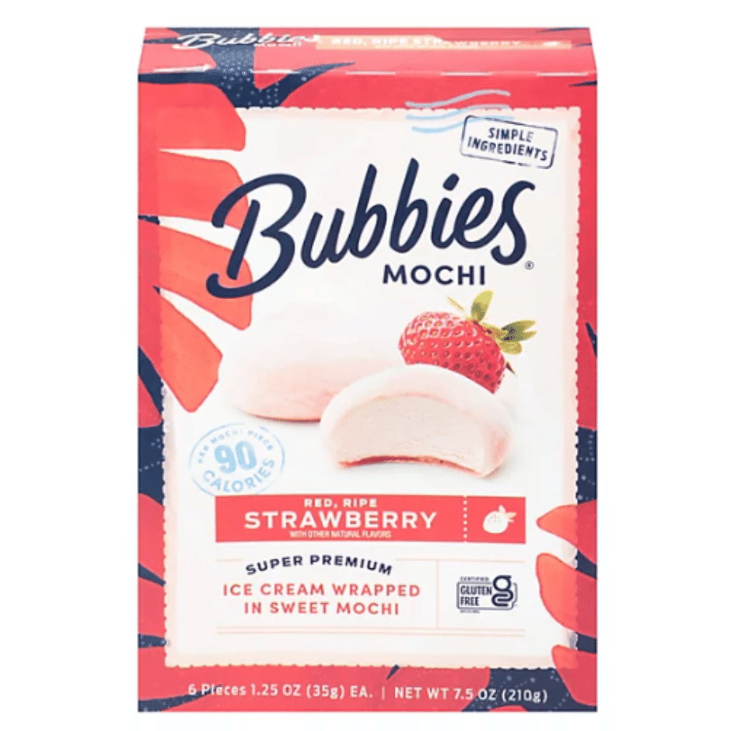 Bánh Mochi Nhân Kem Bubbies, Vị Dâu Tây 7.5 oz