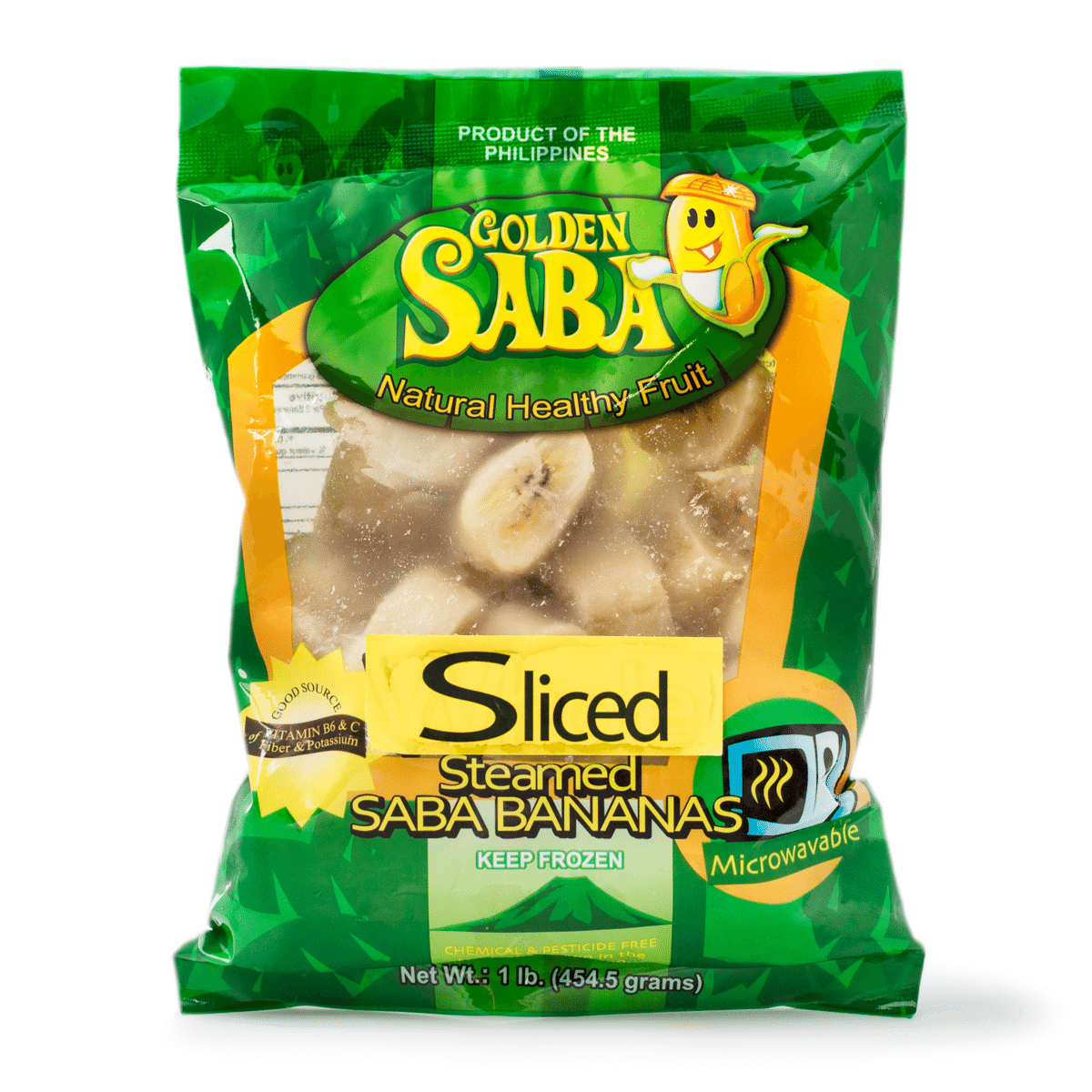 Bananas Saba al Vapor en Rodajas Congeladas Golden Saba 1 libra(s)