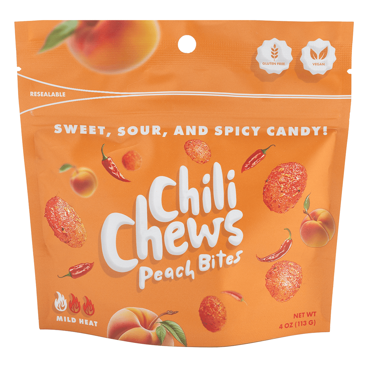 Chili Chews Peach Bites 4 onza(s)