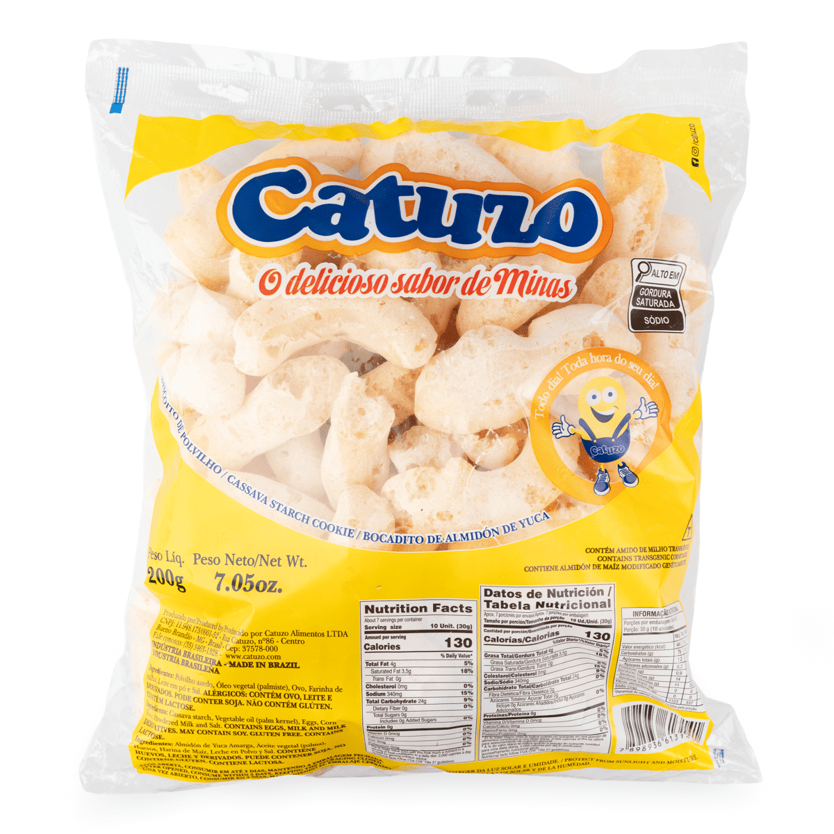 Catuzo Cassava Starch Snack 200 g