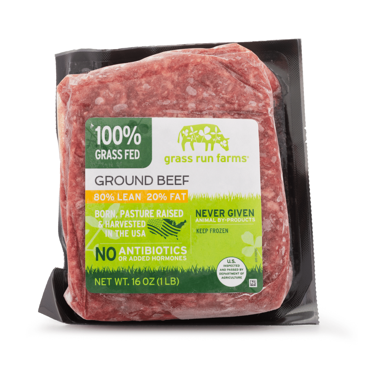 Carne Molida de Res Alimentada con Pasto, Congelada 1 lb