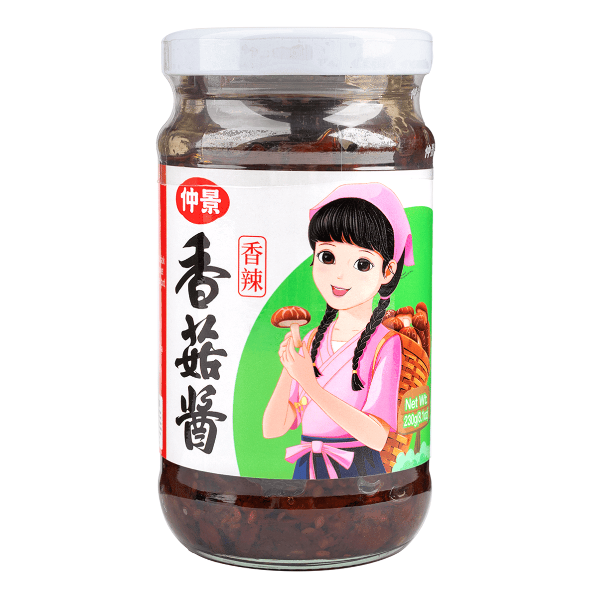 Zhongjing ซอสเห็ด (รสเผ็ด) 230 กรัม