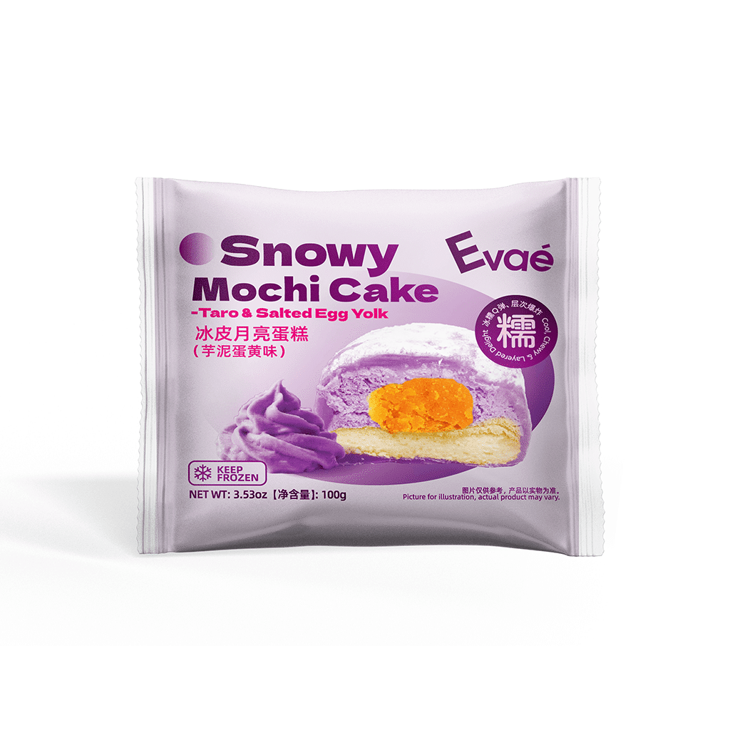 Evae 冰皮月亮蛋糕（芋泥蛋黃味) 100 克