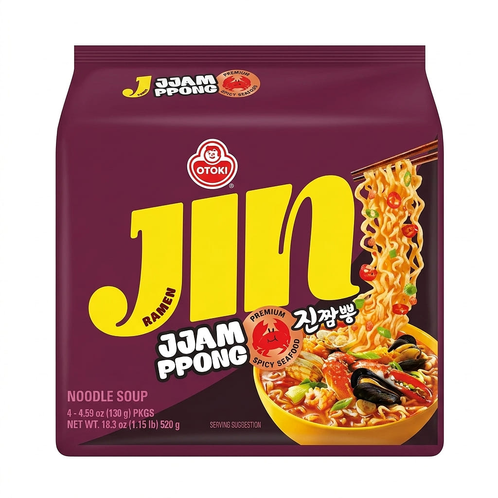 오뚜기 진짬뽕 4봉 520 그램