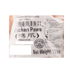 Chicken Feet, Frozen 1.5 lb