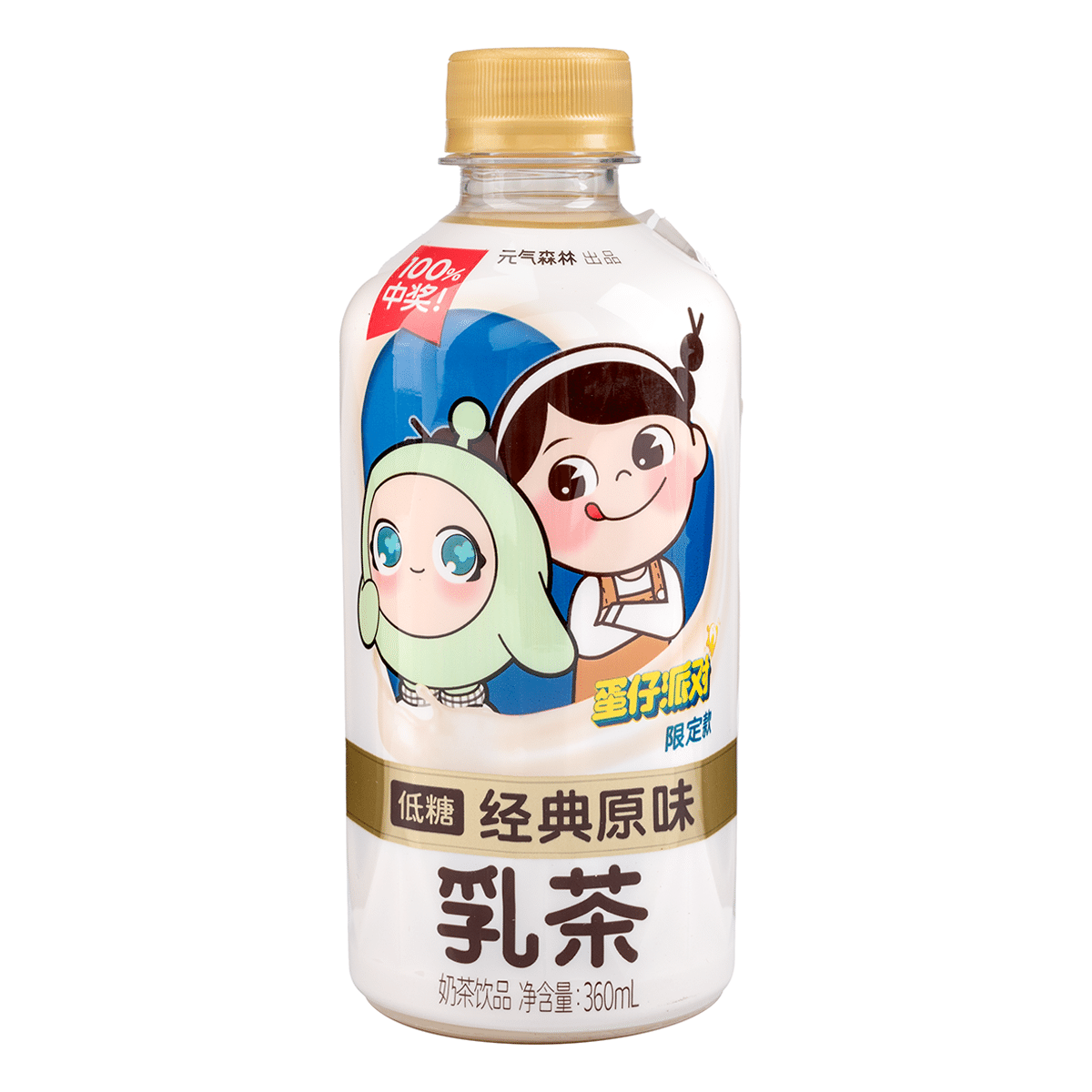 元气森林 原味乳茶 低糖 新旧包装混发 360 毫升*15 包