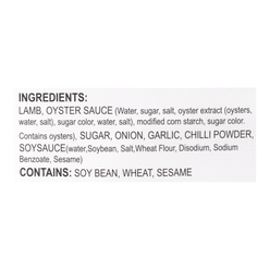 Marinated Lamb Kebabs with Seasoning for BBQ 12 oz