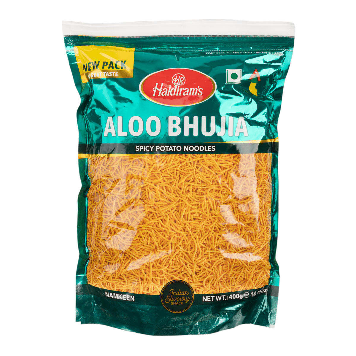 Haldirams ALOO BHUJA辛口インド風大豆お菓子 400 グラム*40 パック