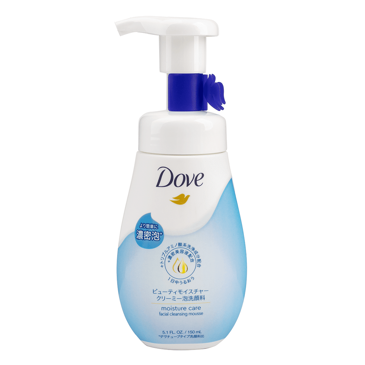Dove Beauty Moisture Creamy Foam Facial Cleanser 150 ml(ミリリットル)