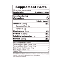 [Svelty] Black Ginger Diet Supplement 150 tablets 1 케이스