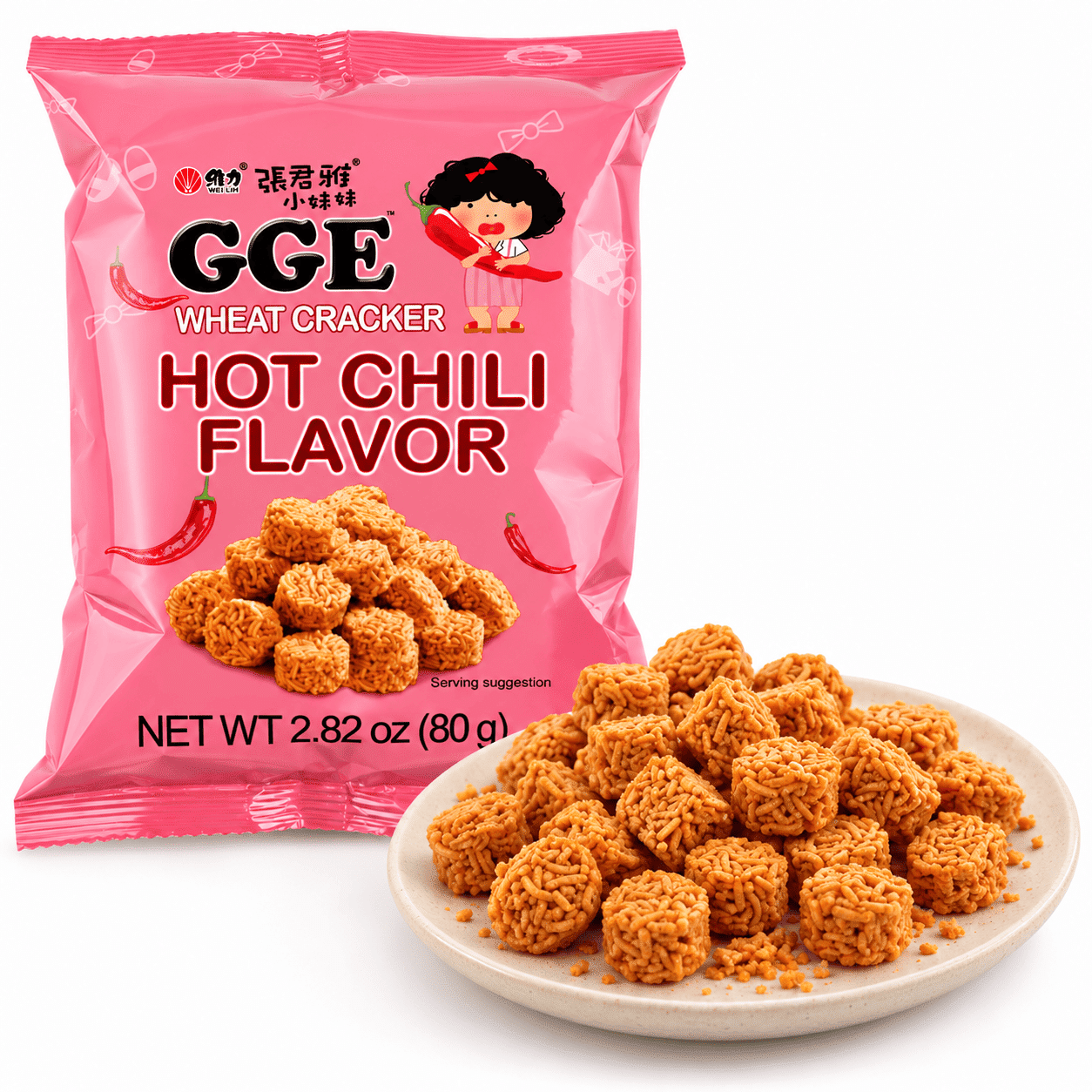 Snack de Ramen GGE Sabor Chile Picante 80 g