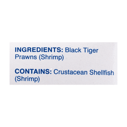 Sea Port Black Tiger Head On Shell On Prawns 13/15ct, Frozen 1 lb