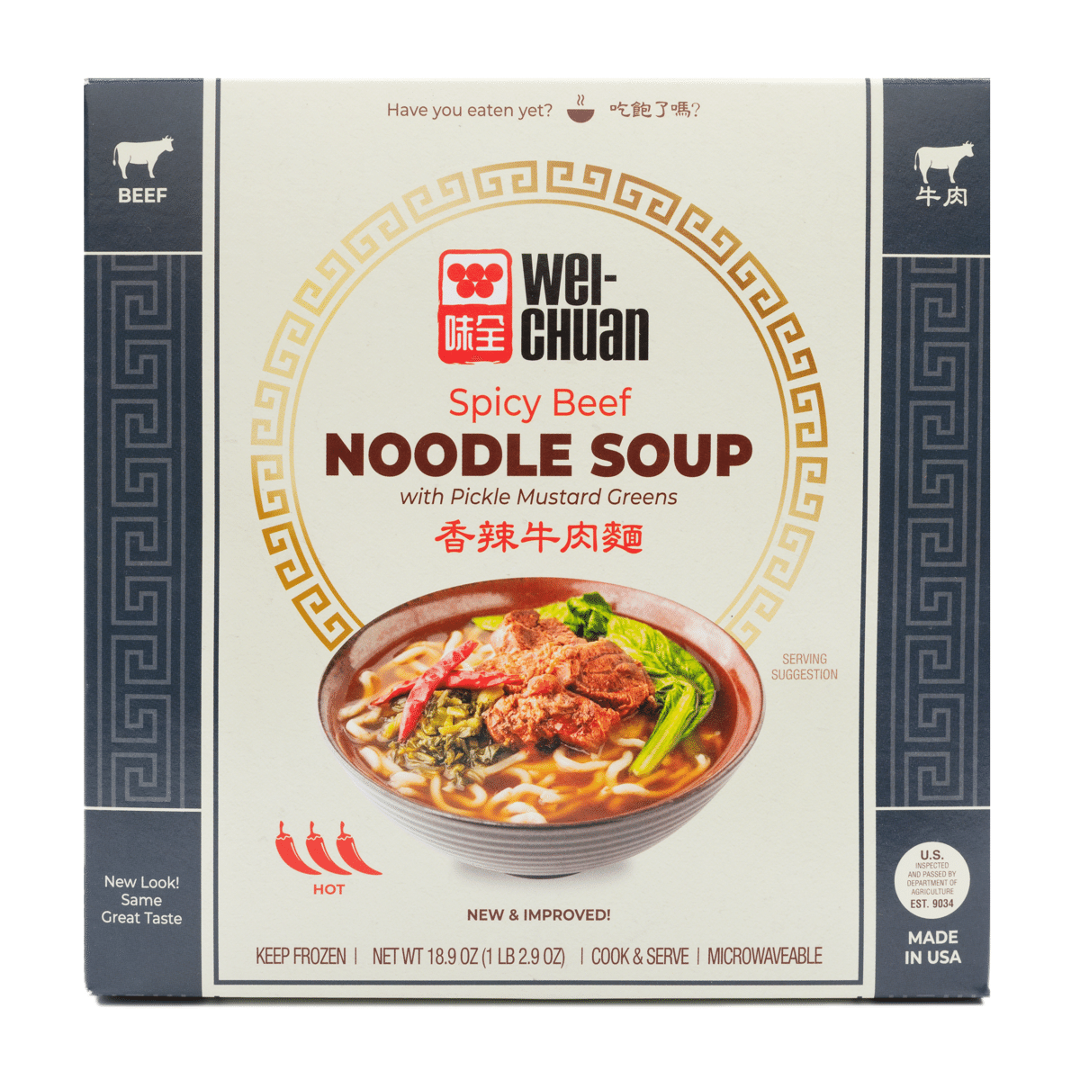 味全香辣牛肉麵 18.9 盎司