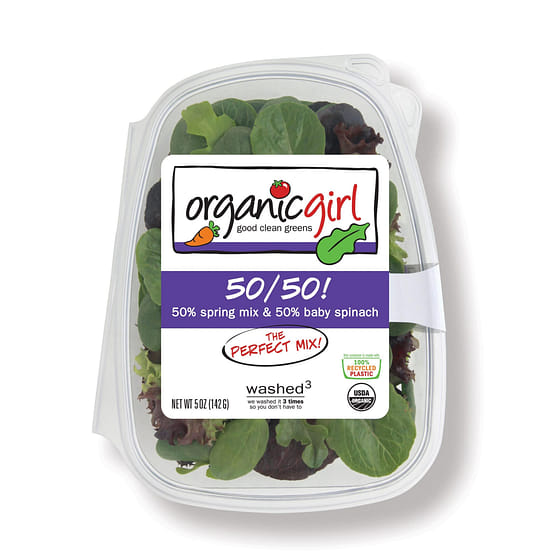 weee_green_Organic 50/50 Spring Mix & Baby Spinach 5 oz
