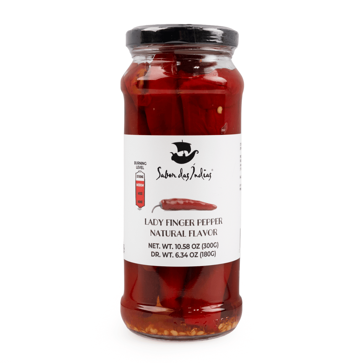 Sabor das Índias Lady Finger Pepper Natural Flavor 300 g