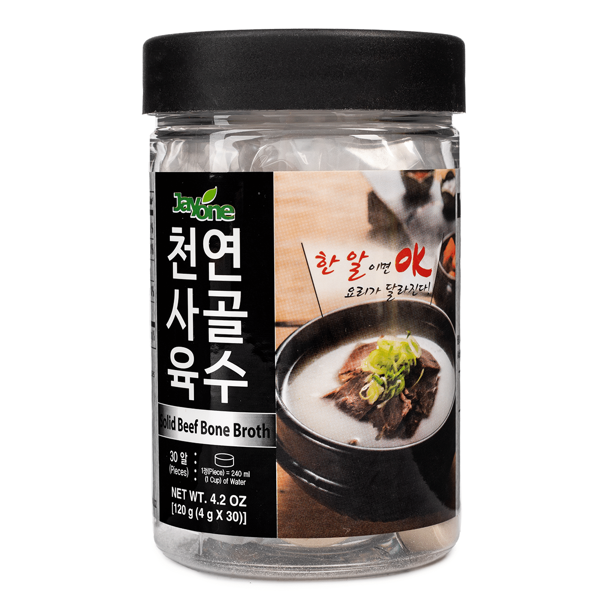 Jayone 천연 사골 육수 120 그램*12 팩