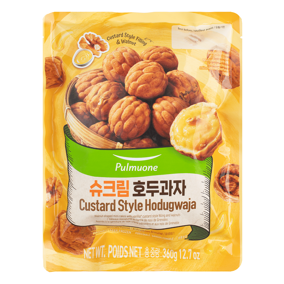 Bánh óc chó nhân kem trứng PULMUONE 12.7 oz