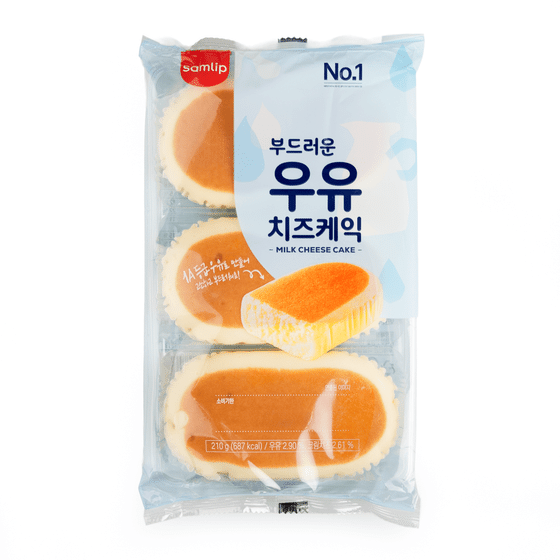 weee_bakery_삼립 부드러운 우유 치즈케익 3입 210 그램