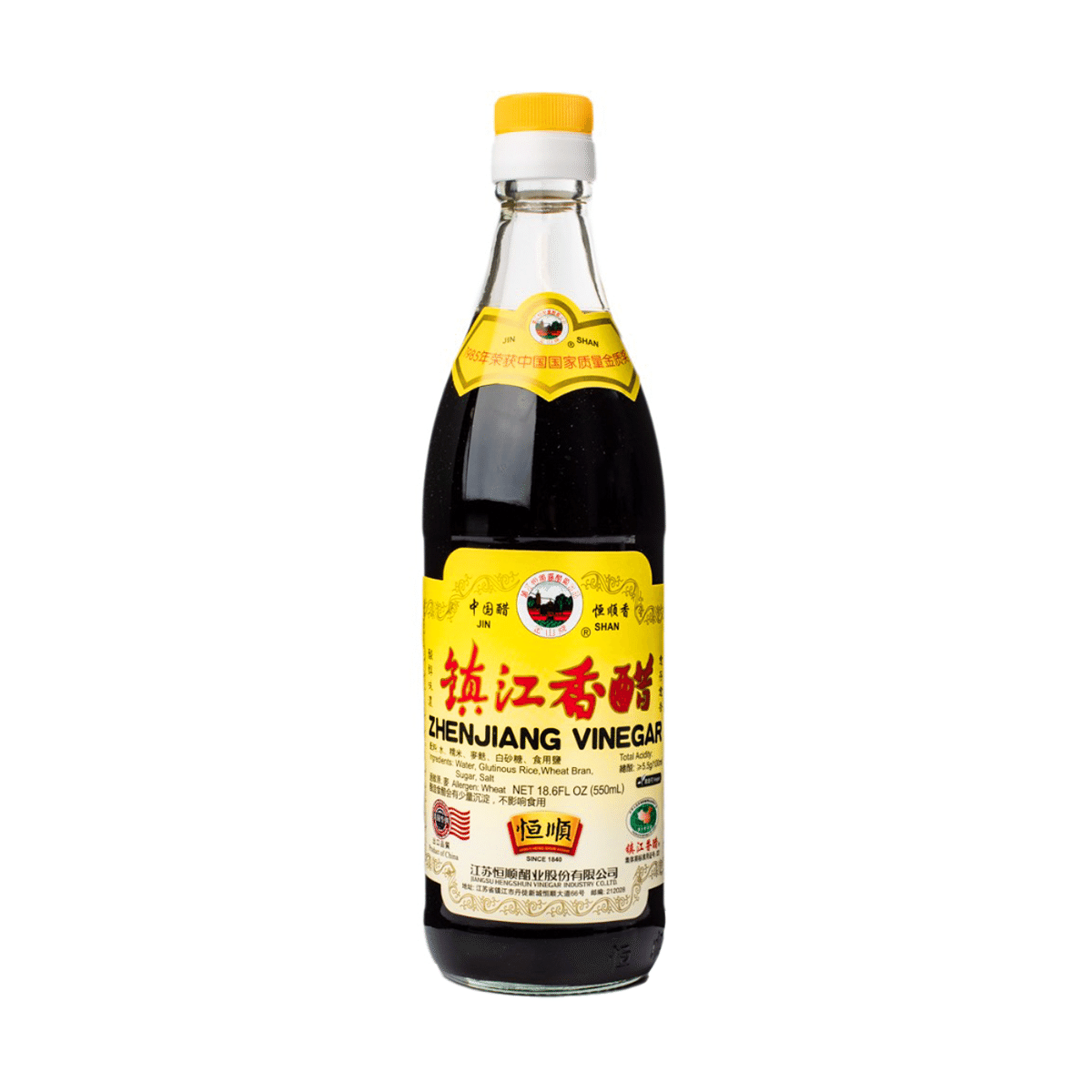 Heng shun 진강식초 천추 18.6 액량 온스*24 팩