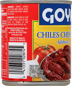 Goya Chipotle Peppers in Adobo Sauce 7 oz
