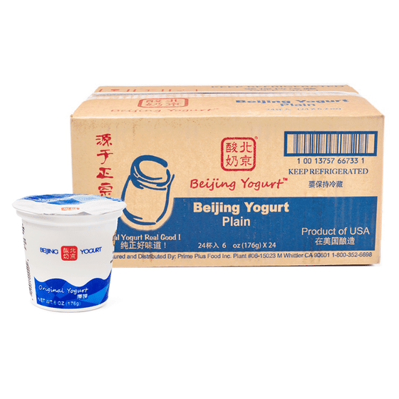 weee_dairy_北京酸奶 原味酸奶 24杯 6 盎司*24 份