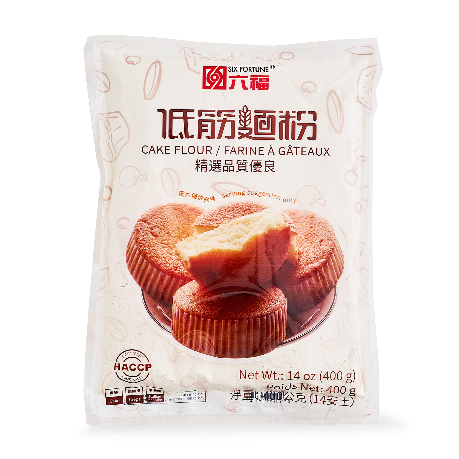 Six Fortunate Cake Flour 400 g
