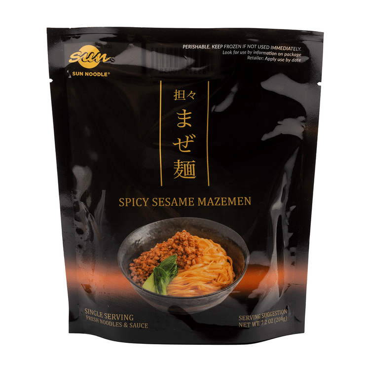 Get Sun Noodle Spicy Sesame Mazemen Noodle, Frozen (1 Serving) 7.2