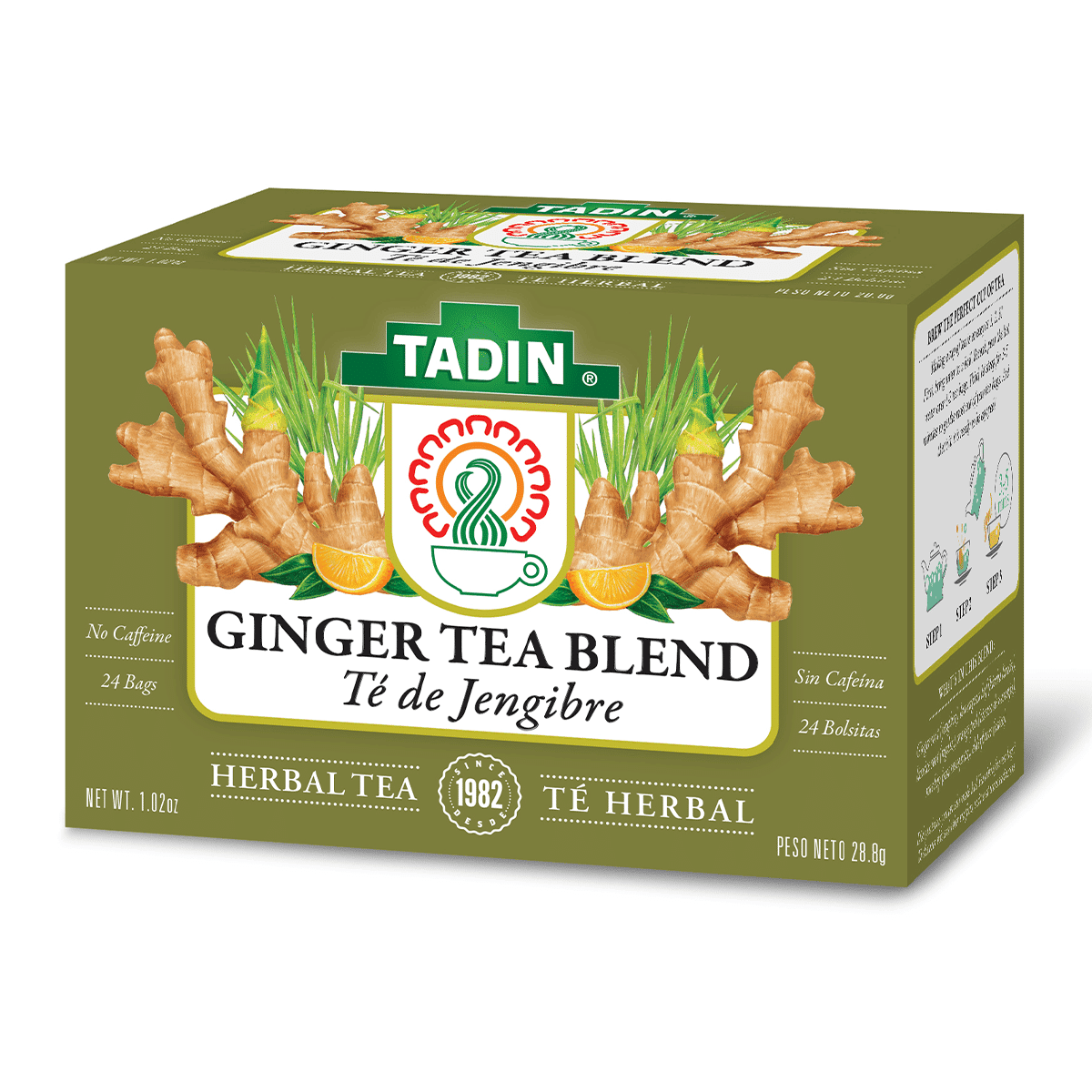 Tadin Te de Jengibre 0.04 onza(s)*24 paquetes