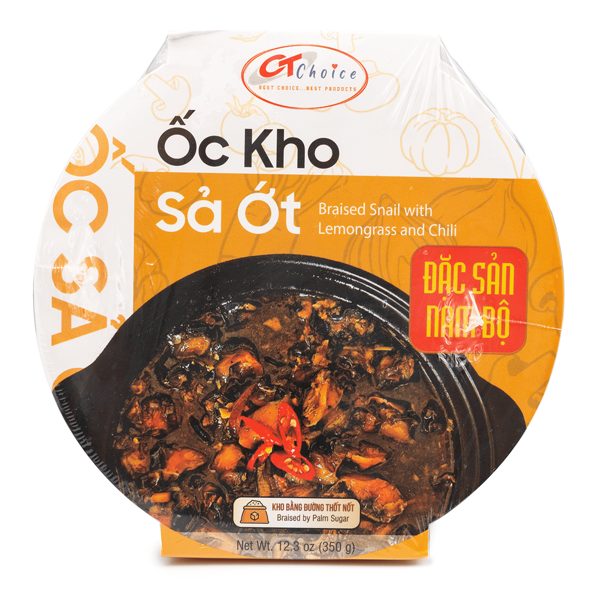 CT Choice Braised Snail with Chili Lemongrass, Frozen 350 g