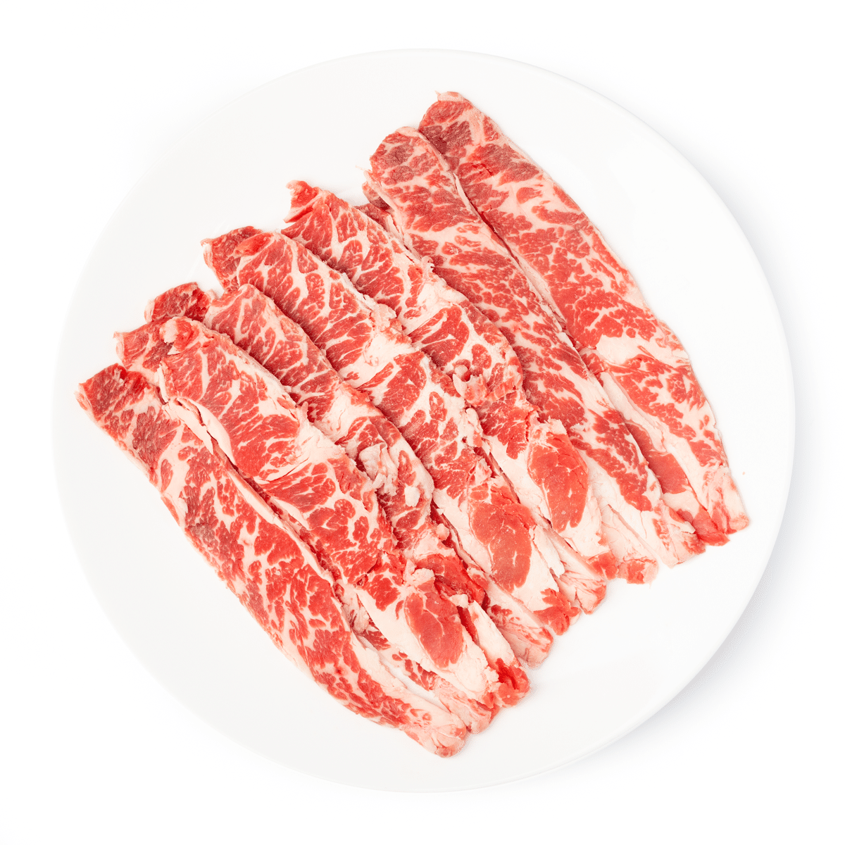 Sliced Boneless Beef Short Ribs KBBQ Style 5mm, Frozen 12 oz