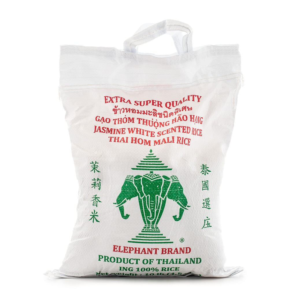 Elephant Brand Thai Jasmine Rice 10 lb
