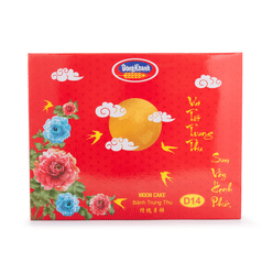 Dong Khanh Mochi Moon Cake Taro with 1 Salted Egg Yolk 28 oz
