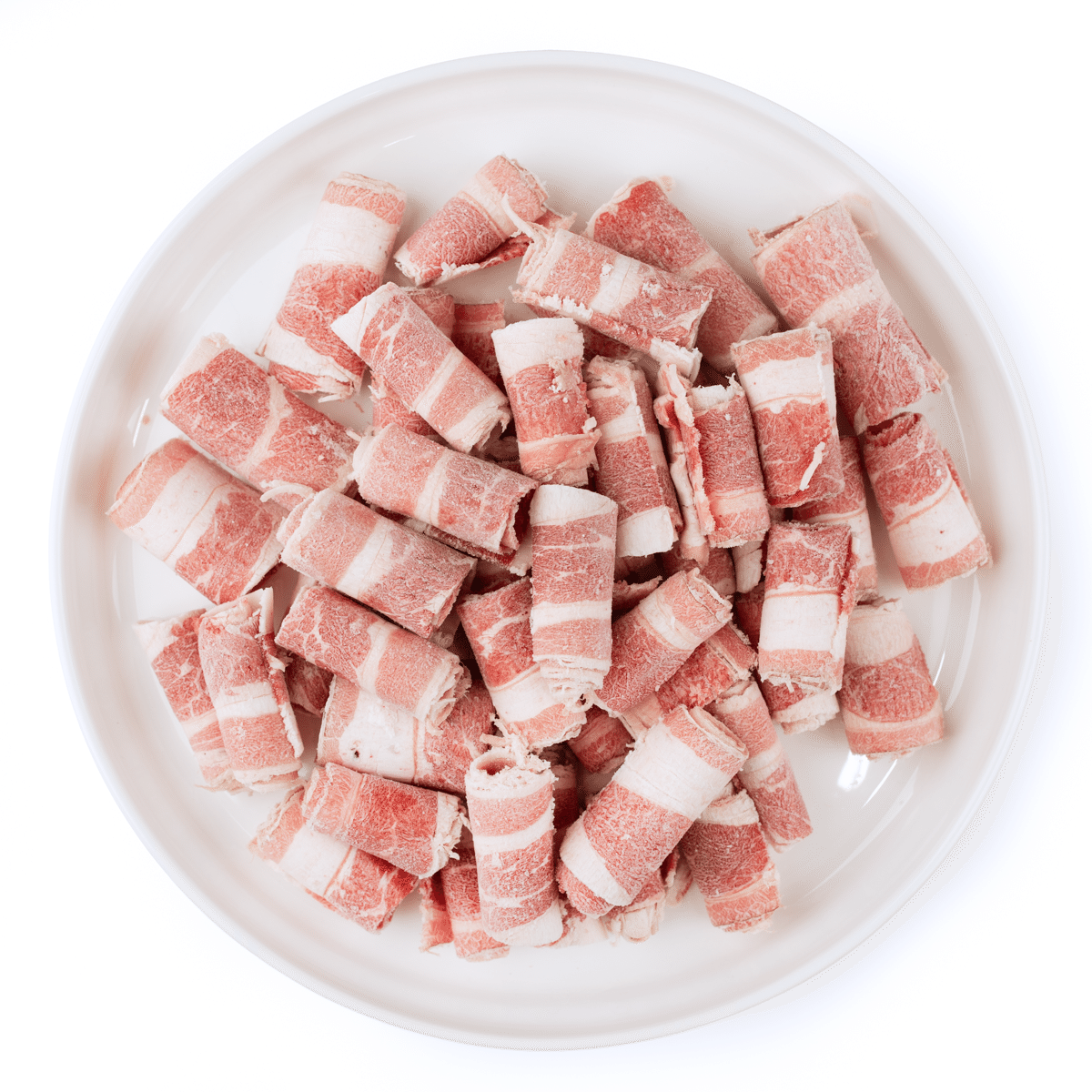 Thin-Sliced Beef Short Plate Rolls 1 lb