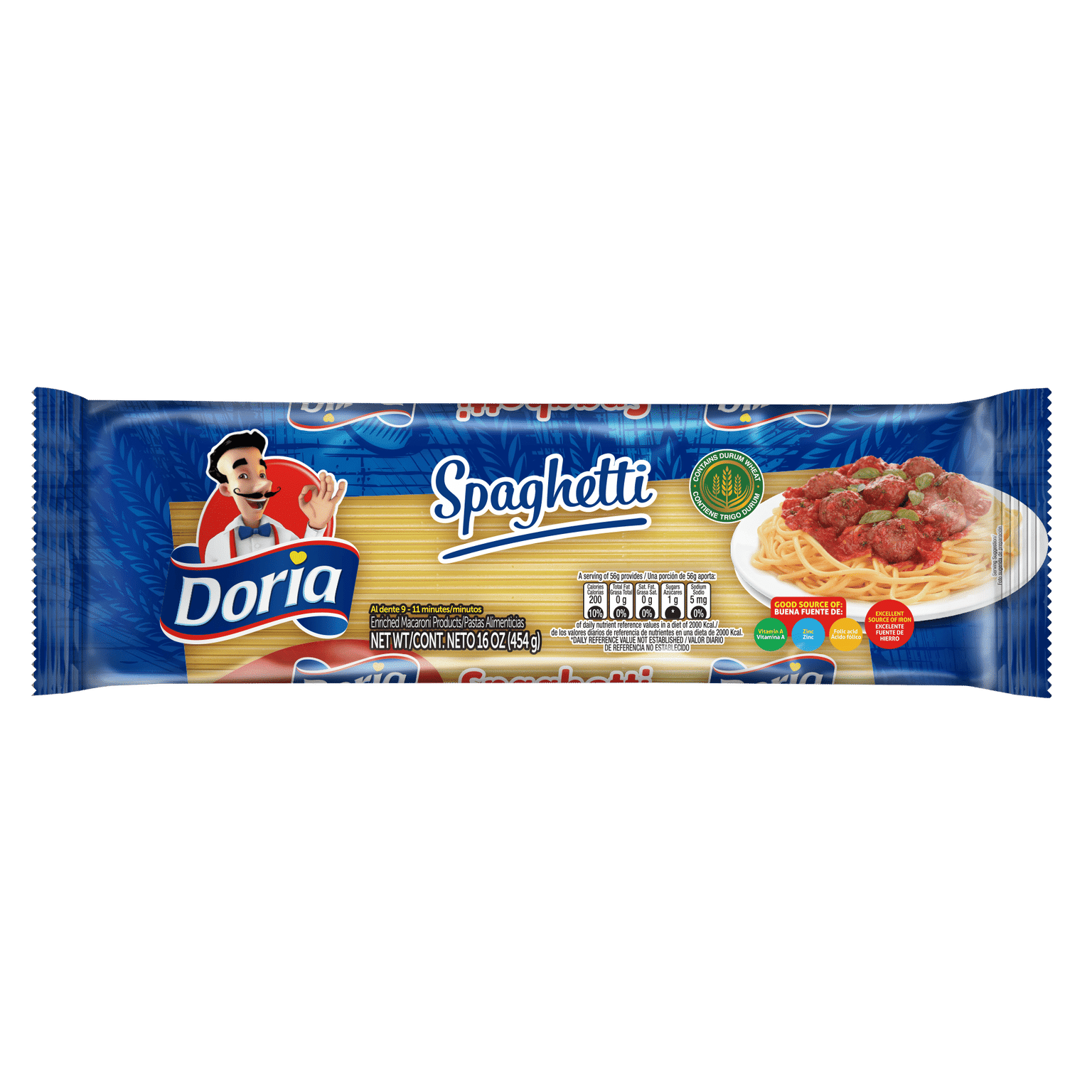 Pastas Doria Spaghetti 454 gramo(s)
