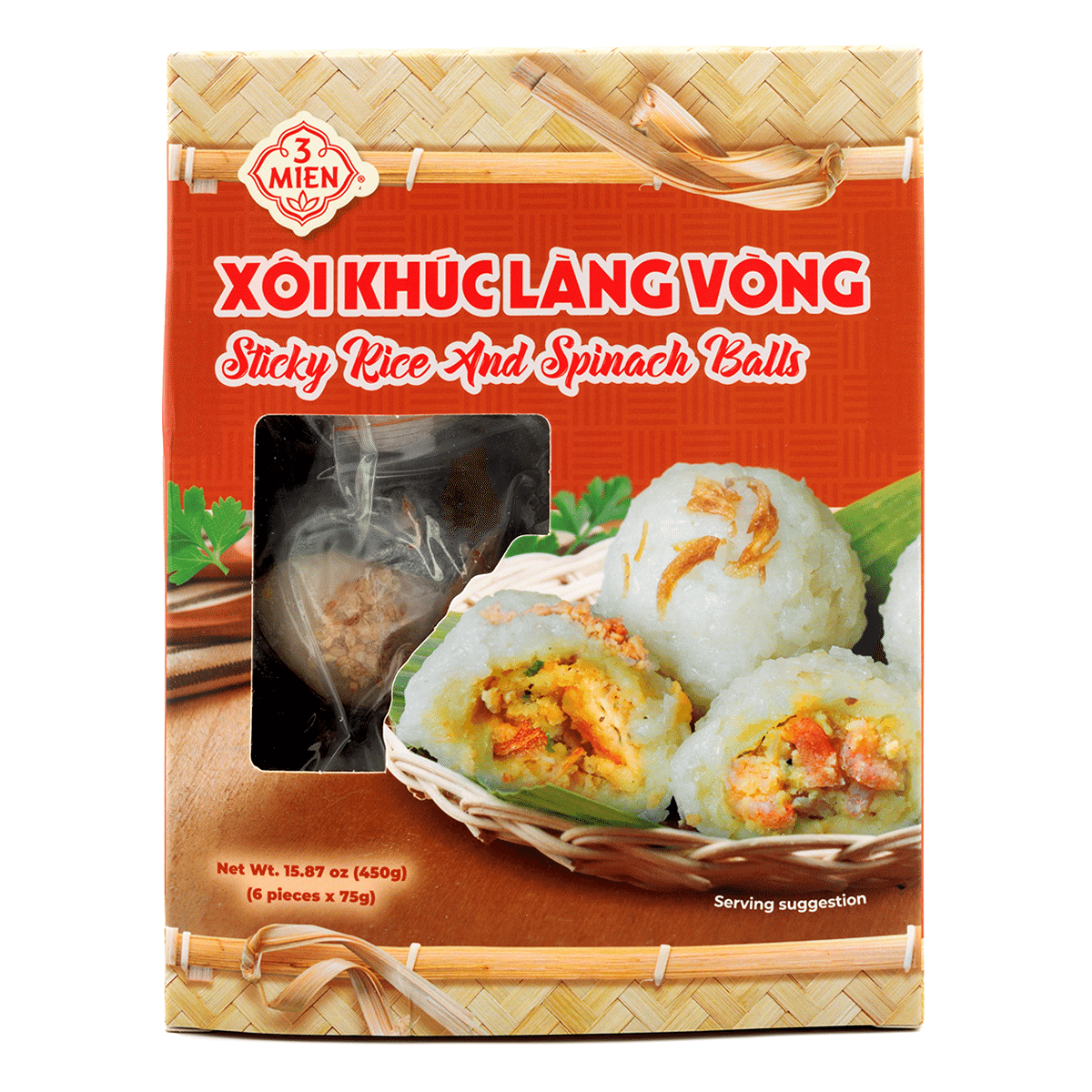 Xôi Khúc Làng Vòng 3 Miền, Đông Lạnh 450 g