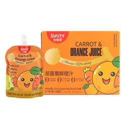 Sunity Carrot & Orange Juice 100 ml*10 pack