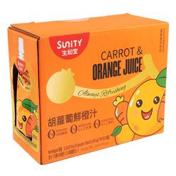 Sunity Carrot & Orange Juice 100 ml*10 pack