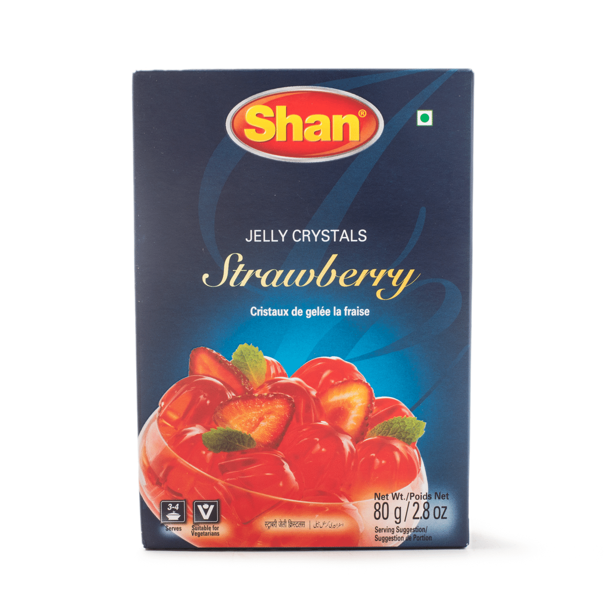 Shan Jelly Crystals Mix, Strawberry Flavor 2.8 oz