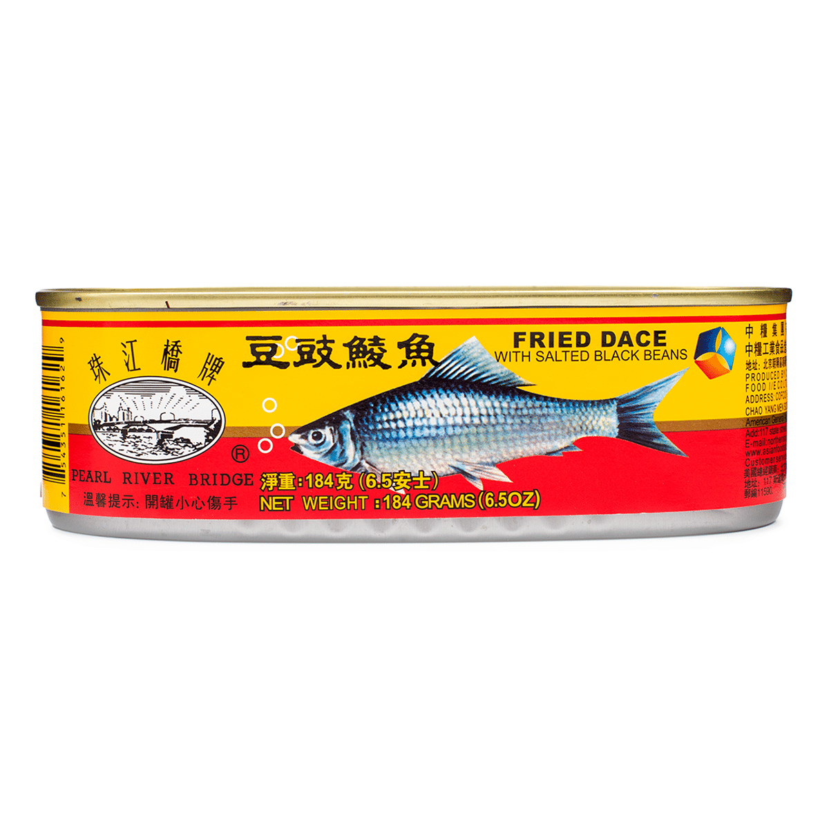 珠江桥豆豉鲮鱼 184 克*24 包