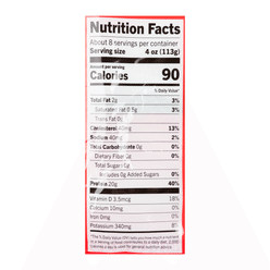 Skinless Tilapia Fillet, Individually Vacuum Packed, Frozen 2 lb