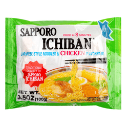 Sapporo Ichiban Instant Japanese Style Noodles, Chicken 3.5 oz