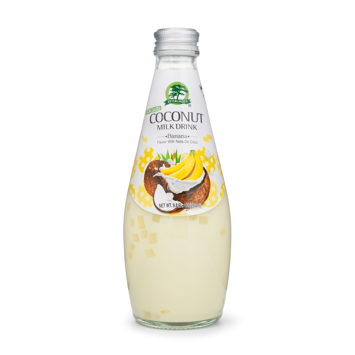 Evergreen Coconut Milk Drink Banana Flavor 9.8 fl.oz