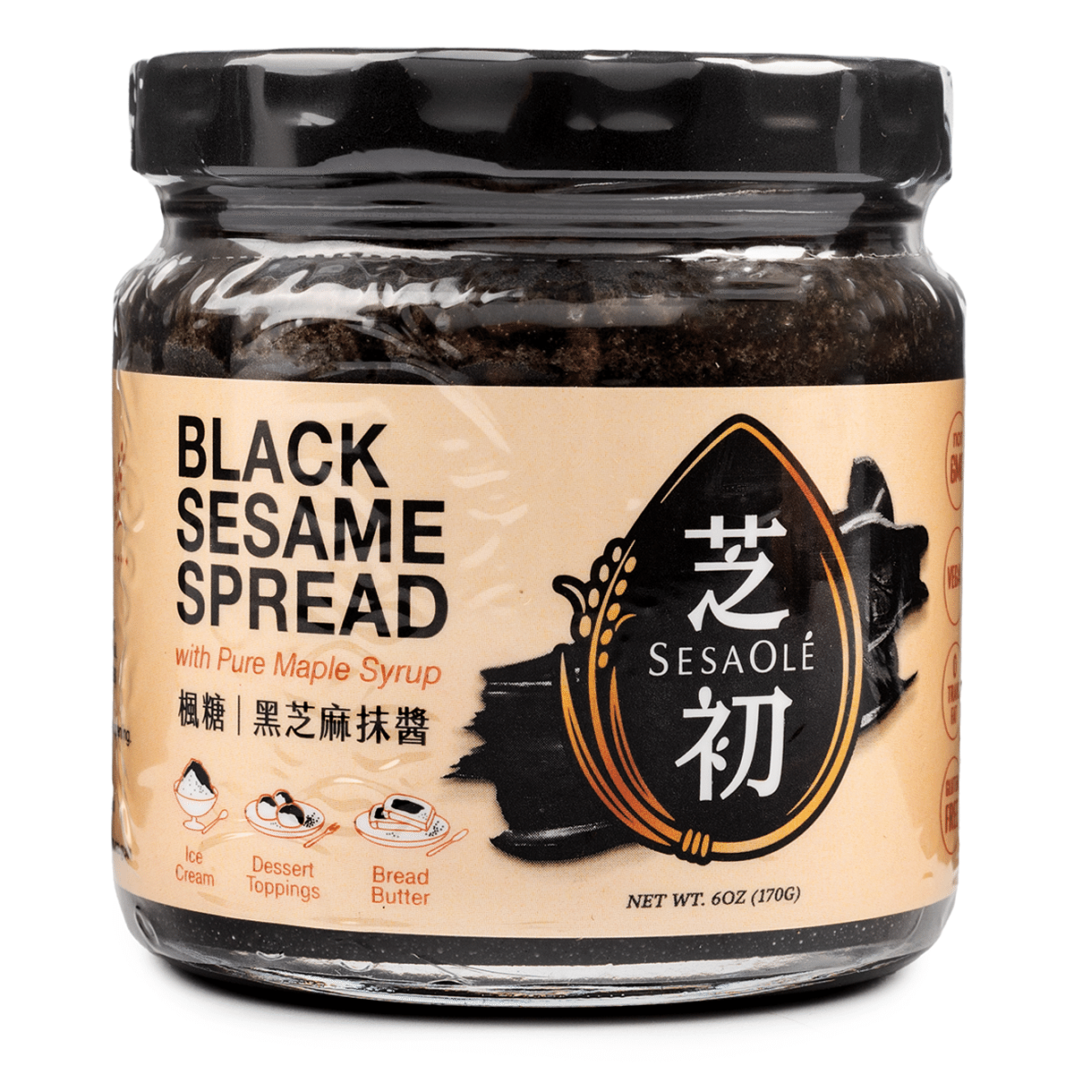 Sesaole 메이플 흑임자 스프레드 170 그램