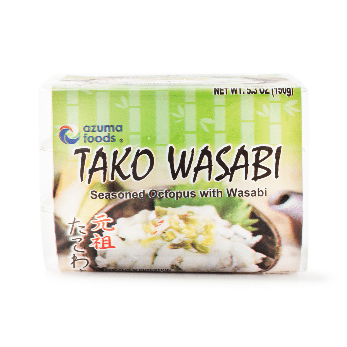 Azuma Foods Tako Wasabi 3P 5.3 oz