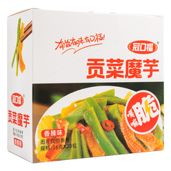 Guankoufu Lettuce Stem Konjak, Spicy Flavor 15 g*20 each