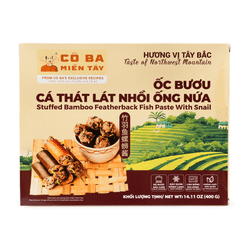 Co Ba Mien Tay Stuffed Bamboo Featherback Fish Paste with Snail, Frozen 10.58 oz