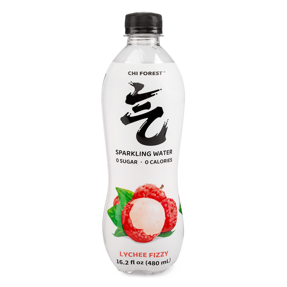 weee_beverages_Genki Forest Chi Sparkling Water, Lychee Flavor 480 ml