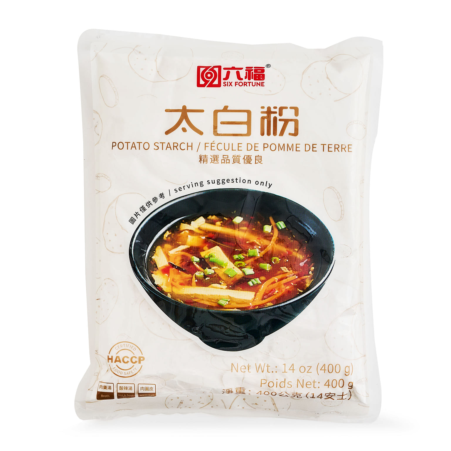 六福 太白粉 400 克*50 包