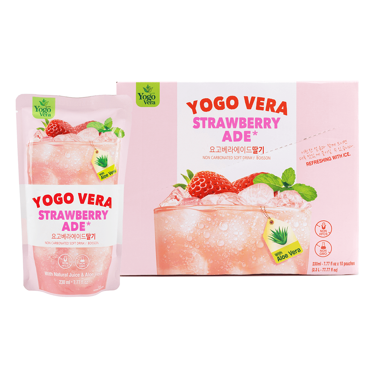Yogovera Strawberry Ade 230 ml*10 pack