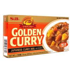 S&B Golden Curry Japanese Curry Mix, Mild 7.8 oz